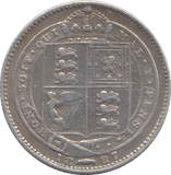 1887 SHILLING ( GF ) - SHILLING - Cambridgeshire Coins