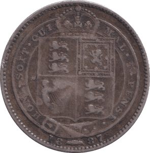1887 SHILLING ( GF ) - Shilling - Cambridgeshire Coins