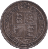 1887 SHILLING ( GF ) - Shilling - Cambridgeshire Coins