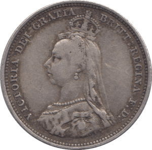 1887 SHILLING ( GF ) - Shilling - Cambridgeshire Coins