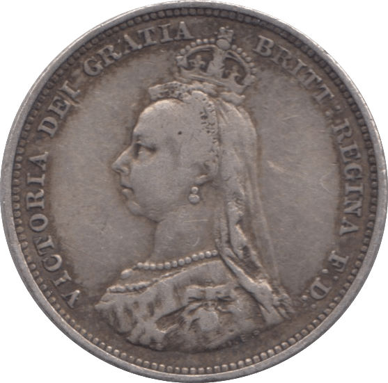 1887 SHILLING ( GF ) - Shilling - Cambridgeshire Coins