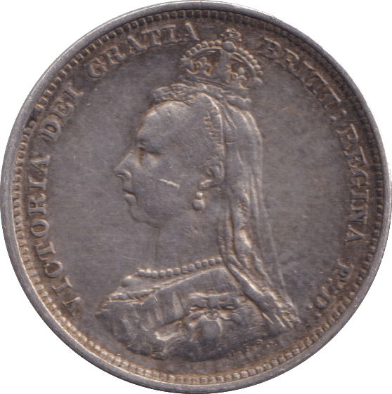 1887 SHILLING ( GVF ) - Shilling - Cambridgeshire Coins