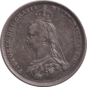 1887 SHILLING ( GVF ) - Shilling - Cambridgeshire Coins