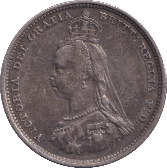 1887 SHILLING ( GVF ) - Shilling - Cambridgeshire Coins