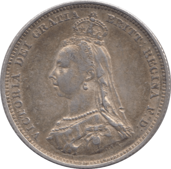 1887 SHILLING ( GVF ) - Shilling - Cambridgeshire Coins