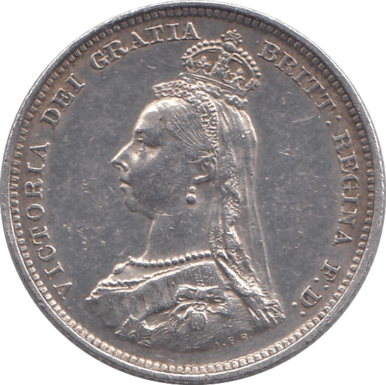 1887 SHILLING ( GVF ) - Shilling - Cambridgeshire Coins