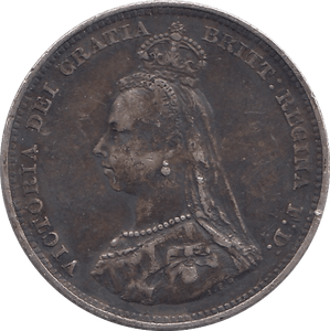 1887 SHILLING ( NEF ) - Shilling - Cambridgeshire Coins