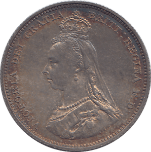 1887 SHILLING ( UNC ) 11 - SHILLING - Cambridgeshire Coins