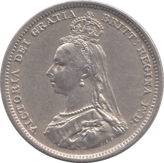 1887 SHILLING ( UNC ) - Shilling - Cambridgeshire Coins