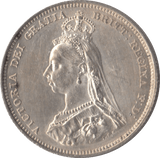 1887 SHILLING ( UNC ) - SHILLING - Cambridgeshire Coins