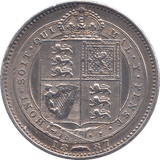 1887 SHILLING ( UNC ) - Shilling - Cambridgeshire Coins