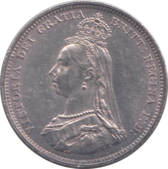 1887 SHILLING ( UNC ) - SHILLING - Cambridgeshire Coins