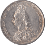1887 SHILLING ( UNC ) - SHILLING - Cambridgeshire Coins