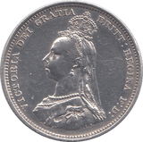 1887 SHILLING ( UNC ) - Shilling - Cambridgeshire Coins