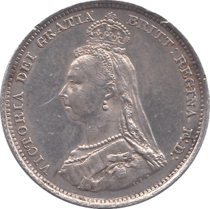 1887 SHILLING ( UNC ) - Shilling - Cambridgeshire Coins
