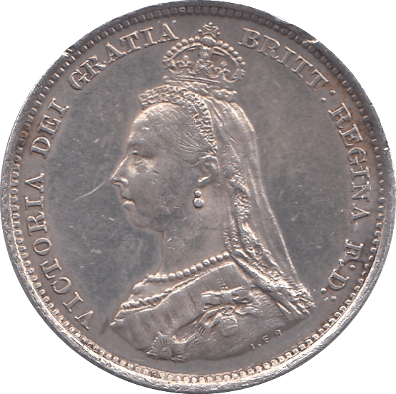 1887 SHILLING ( UNC ) - Shilling - Cambridgeshire Coins