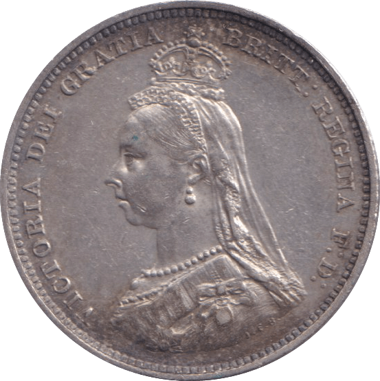 1887 SHILLING ( UNC ) - SHILLING - Cambridgeshire Coins