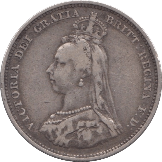 1887 SHILLING ( VF ) - SHILLING - Cambridgeshire Coins