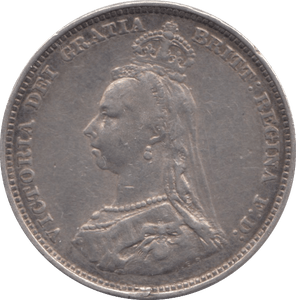 1887 SHILLING ( VF ) - SHILLING - Cambridgeshire Coins