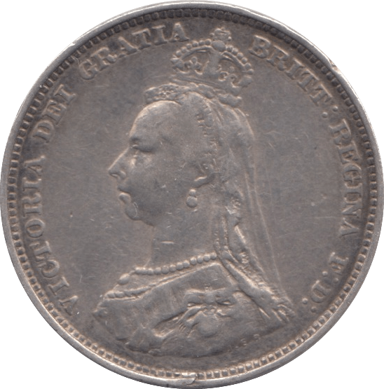 1887 SHILLING ( VF ) - SHILLING - Cambridgeshire Coins