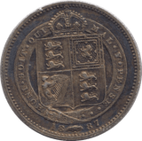 1887 SHILLING ( VF ) - Shilling - Cambridgeshire Coins