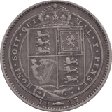 1887 SHILLING ( VF ) - SHILLING - Cambridgeshire Coins
