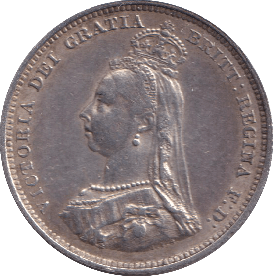 1887 SHILLING ( VF ) - SHILLING - Cambridgeshire Coins