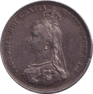 1887 SHILLING ( VF ) - SHILLING - Cambridgeshire Coins