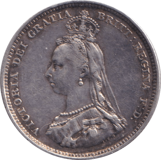 1887 SHILLING ( VF ) - SHILLING - Cambridgeshire Coins