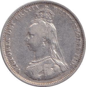 1887 SHILLING ( VF ) - Shilling - Cambridgeshire Coins