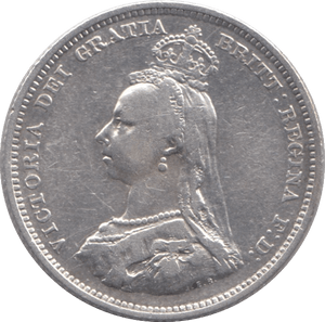 1887 SHILLING ( VF ) - Shilling - Cambridgeshire Coins