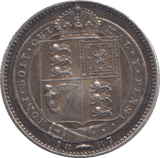 1887 SHILLING ( VF ) - Shilling - Cambridgeshire Coins