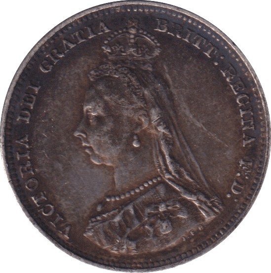1887 SHILLING (VF) - SHILLING - Cambridgeshire Coins