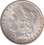 1887 SILVER DOLLAR USA - SILVER WORLD COINS - Cambridgeshire Coins