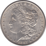 1887 SILVER MORGAN DOLLAR USA PHILADELPHIA MINT - SILVER WORLD COINS - Cambridgeshire Coins