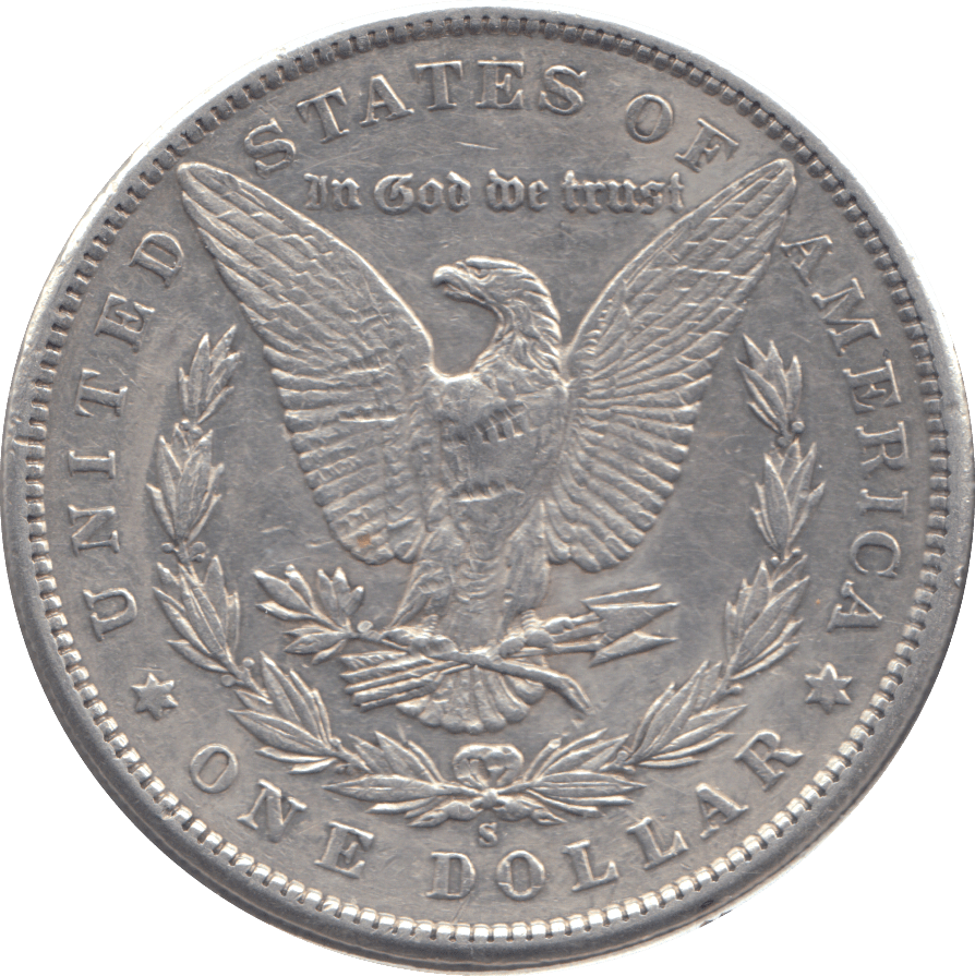 1887 SILVER MORGAN DOLLAR USA SAN FRANCISCO - SILVER WORLD COINS - Cambridgeshire Coins