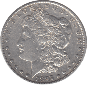 1887 SILVER MORGAN DOLLAR USA SAN FRANCISCO - SILVER WORLD COINS - Cambridgeshire Coins