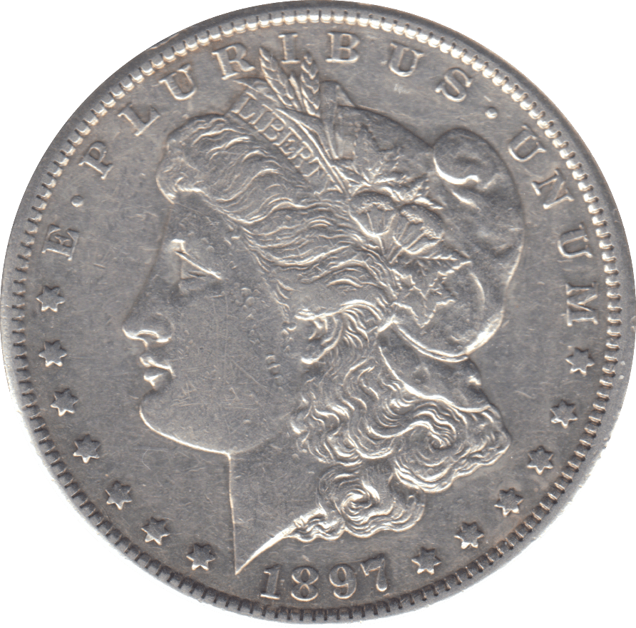 1887 SILVER MORGAN DOLLAR USA SAN FRANCISCO - SILVER WORLD COINS - Cambridgeshire Coins