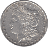 1887 SILVER MORGAN DOLLAR USA SAN FRANCISCO - SILVER WORLD COINS - Cambridgeshire Coins