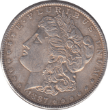 1887 SILVER MORGAN DOLLAR USA - SILVER WORLD COINS - Cambridgeshire Coins