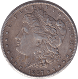 1887 SILVER MORGAN DOLLAR USA - SILVER WORLD COINS - Cambridgeshire Coins