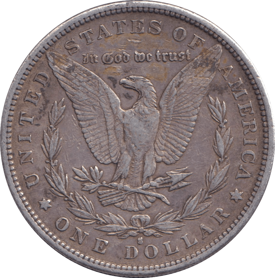 1887 SILVER MORGAN DOLLAR USA - SILVER WORLD COINS - Cambridgeshire Coins