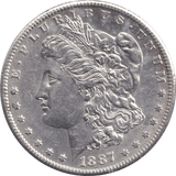1887 SILVER MORGAN DOLLAR USA - SILVER WORLD COINS - Cambridgeshire Coins