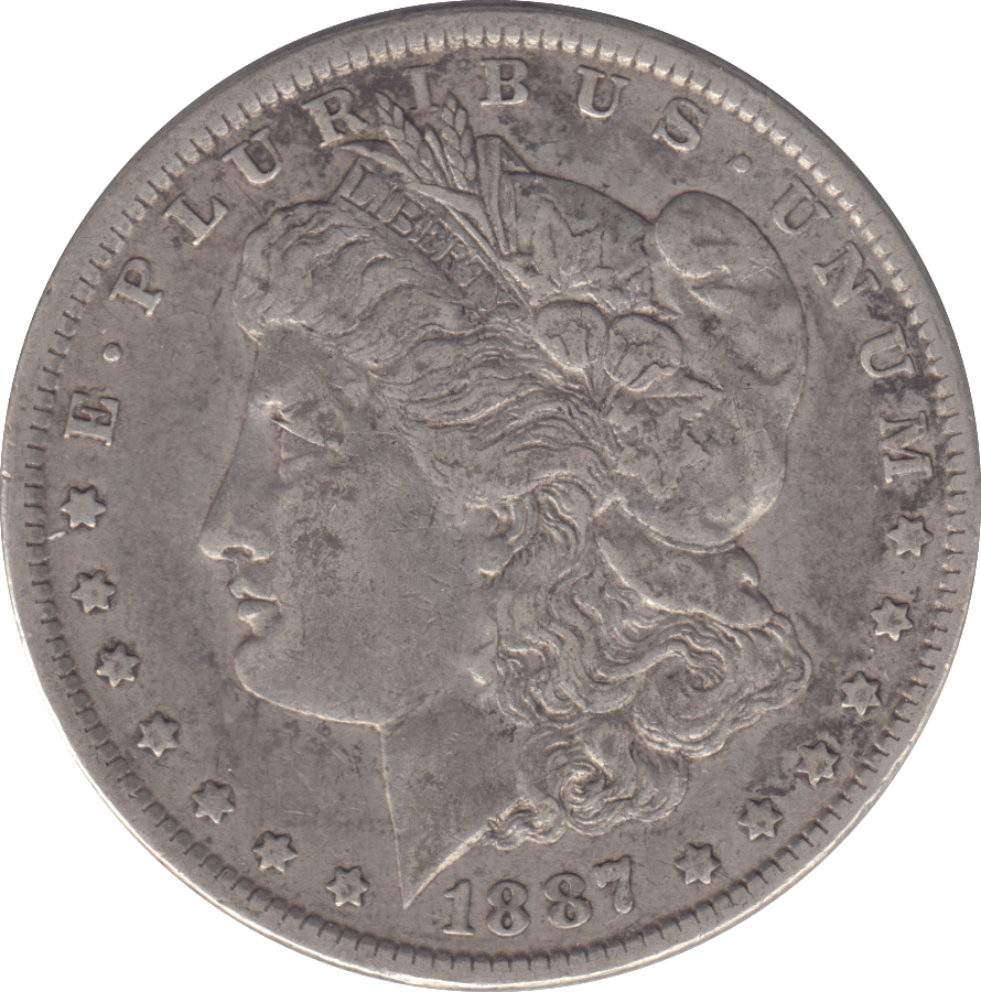 1887 SILVER NEW ORLEANS ONE MORGAN DOLLAR USA - SILVER WORLD COINS - Cambridgeshire Coins