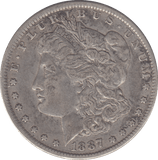 1887 SILVER NEW ORLEANS ONE MORGAN DOLLAR USA - SILVER WORLD COINS - Cambridgeshire Coins