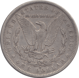 1887 SILVER NEW ORLEANS ONE MORGAN DOLLAR USA - SILVER WORLD COINS - Cambridgeshire Coins
