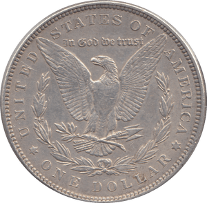 1887 SILVER ONE MORGAN DOLLAR USA - SILVER WORLD COINS - Cambridgeshire Coins