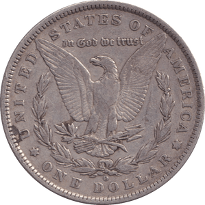 1887 SILVER ONE MORGAN DOLLAR USA - SILVER WORLD COINS - Cambridgeshire Coins