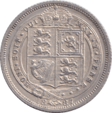 1887 SIXPENCE ( EF ) - SIXPENCE - Cambridgeshire Coins