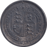 1887 SIXPENCE ( EF ) - SIXPENCE - Cambridgeshire Coins